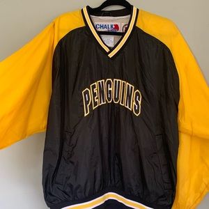 Pittsburgh Penguins nylon pullover windbreaker SIZE LARGE
